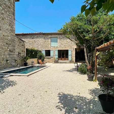 Mazet En Provence Pour 4, Piscine Chauffee Privee, Jardin Clos Prive, Barbecue, Chiens Admis Sainte-Jalle Exterior foto