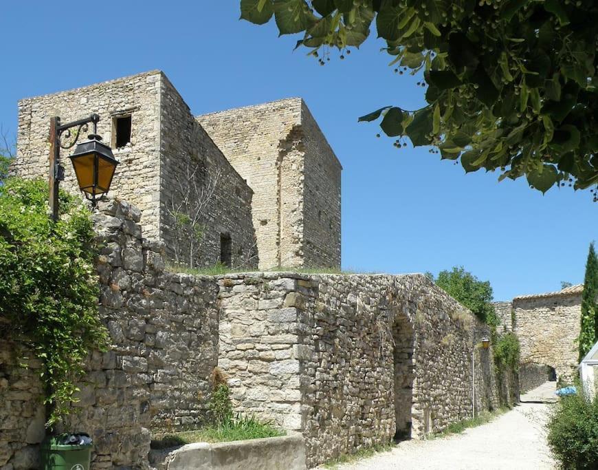 Le Mazet Sainte-Jalle, Piscine Chauffee, Jardin Clos, Barbecue En Baronnies Provencales Exterior foto